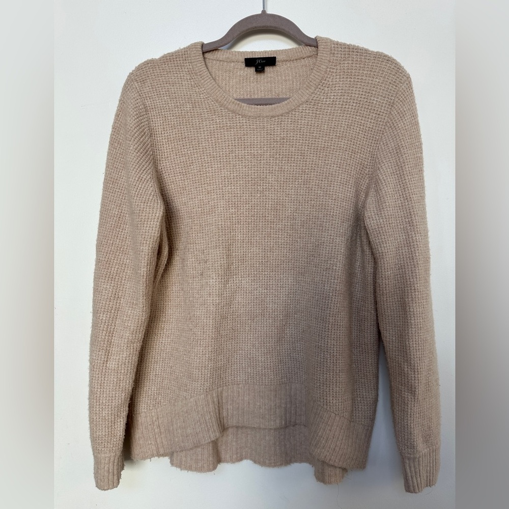 J. Crew Cream Crew Neck Sweater